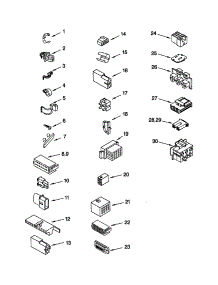 Wire Harness parts for Kenmore Washer 110.20936993 (11020936993, 110 20936993) from AppliancePartsPros.com