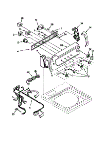 Control Panel parts for Kenmore Washer 110.20942990 (11020942990, 110 20942990) from AppliancePartsPros.com