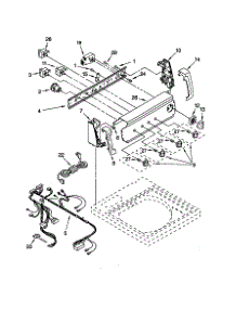 Control Panel parts for Kenmore Washer 110.20942991 (11020942991, 110 20942991) from AppliancePartsPros.com
