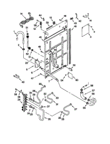 Rear Panel parts for Kenmore Washer 110.20972990 (11020972990, 110 20972990) from AppliancePartsPros.com