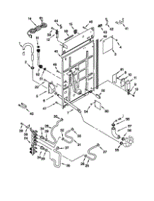 Rear Panel parts for Kenmore Washer 110.20972991 (11020972991, 110 20972991) from AppliancePartsPros.com