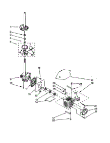 Brake / Clutch / Gearcase / Motor / Pump parts for Kenmore Washer 110.20972991 (11020972991, 110 20972991) from AppliancePartsPros.com