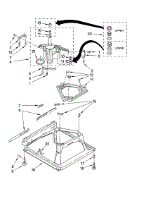 Machine Base Parts parts for Kenmore Washer 110.29737801 (11029737801, 110 29737801) from AppliancePartsPros.com