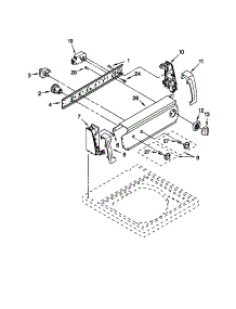 Control Panel parts for Kenmore Washer 110.29812890 (11029812890, 110 29812890) from AppliancePartsPros.com