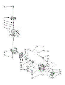 Brake, Clutch, Gearcase, Motor And Pump Parts parts for Kenmore Washer 110.29822800 (11029822800, 110 29822800) from AppliancePartsPros.com