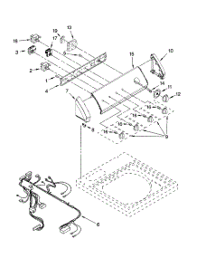 Control Panel Parts parts for Kenmore Washer 110.29822800 (11029822800, 110 29822800) from AppliancePartsPros.com