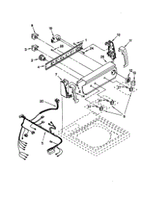 Control Panel parts for Kenmore Washer 110.29852992 (11029852992, 110 29852992) from AppliancePartsPros.com