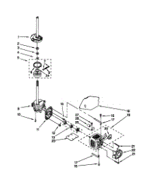 Brake / Clutch / Gearcase / Motor / Pump parts for Kenmore Washer 110.29962890 (11029962890, 110 29962890) from AppliancePartsPros.com