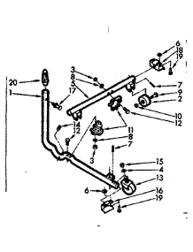 Caster Assembly parts for Kenmore Washer 110.3733107 (1103733107, 110 3733107) from AppliancePartsPros.com