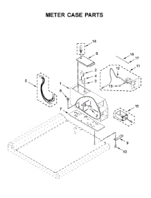 Meter Case Parts parts for Kenmore Washer 110.41952710 (11041952710, 110 41952710) from AppliancePartsPros.com