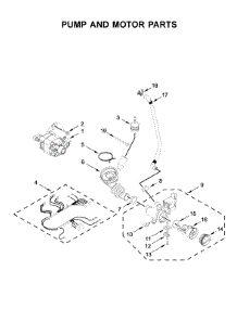 Pump And Motor Parts parts for Kenmore Washer 110.41952710 (11041952710, 110 41952710) from AppliancePartsPros.com