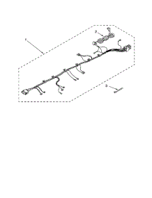 Wiring Harness parts for Kenmore Washer 110.42182200 (11042182200, 110 42182200) from AppliancePartsPros.com