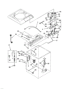 Controls And Rear Panel parts for Kenmore Washer 110.42182200 (11042182200, 110 42182200) from AppliancePartsPros.com