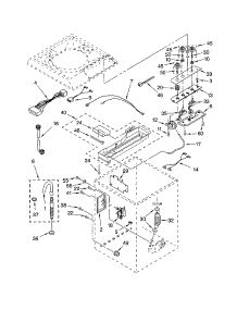 Controls And Rear Panel parts for Kenmore Washer 110.42182201 (11042182201, 110 42182201) from AppliancePartsPros.com