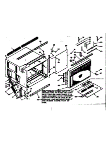 Cabinet Parts parts for Kenmore Heat Pump System 106.67620 (10667620, 106 67620) from AppliancePartsPros.com