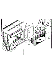 Cabinet Parts parts for Kenmore Heat Pump System 106.67641 (10667641, 106 67641) from AppliancePartsPros.com