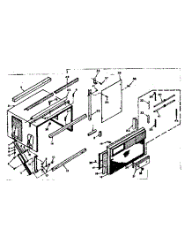 Cabinet Parts parts for Kenmore Heat Pump System 106.67650 (10667650, 106 67650) from AppliancePartsPros.com