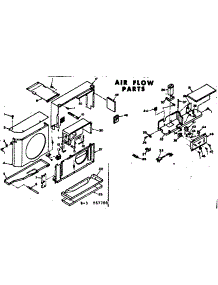 Air Flow Parts parts for Kenmore Heat Pump System 106.67700 (10667700, 106 67700) from AppliancePartsPros.com