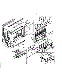 Cabinet Parts parts for Kenmore Heat Pump System 106.67810 (10667810, 106 67810) from AppliancePartsPros.com