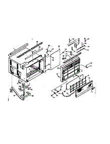 Cabinet Parts parts for Kenmore Heat Pump System 106.67920 (10667920, 106 67920) from AppliancePartsPros.com