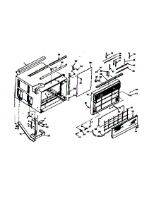 Cabinet Parts parts for Kenmore Heat Pump System 106.67960 (10667960, 106 67960) from AppliancePartsPros.com