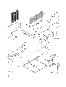 Unit Parts parts for Kenmore Refrigerator 106.67979802 (10667979802, 106 67979802) from AppliancePartsPros.com