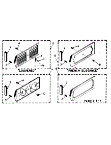 Panel Kit Parts parts for Kenmore Heat Pump System 106.68071 (10668071, 106 68071) from AppliancePartsPros.com