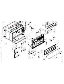 Cabinet Parts parts for Kenmore Heat Pump System 106.68151 (10668151, 106 68151) from AppliancePartsPros.com