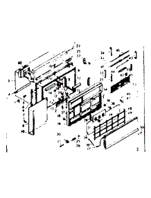 Cabinet Parts parts for Kenmore Heat Pump System 106.68160 (10668160, 106 68160) from AppliancePartsPros.com