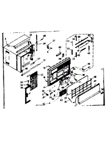 Cabinet Parts parts for Kenmore Heat Pump System 106.68190 (10668190, 106 68190) from AppliancePartsPros.com