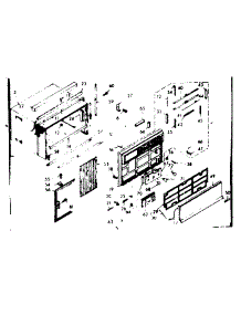 Cabinet Parts parts for Kenmore Heat Pump System 106.68191 (10668191, 106 68191) from AppliancePartsPros.com