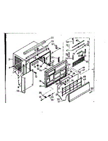 Cabinet Parts parts for Kenmore Heat Pump System 106.68210 (10668210, 106 68210) from AppliancePartsPros.com