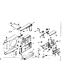 Air Flow Parts parts for Kenmore Heat Pump System 106.68500 (10668500, 106 68500) from AppliancePartsPros.com