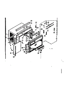 Cabinet Parts parts for Kenmore Heat Pump System 106.68600 (10668600, 106 68600) from AppliancePartsPros.com