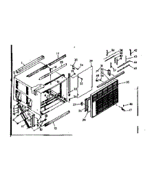 Cabinet Parts parts for Kenmore Heat Pump System 106.68640 (10668640, 106 68640) from AppliancePartsPros.com