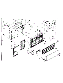 Cabinet Parts parts for Kenmore Heat Pump System 106.68701 (10668701, 106 68701) from AppliancePartsPros.com