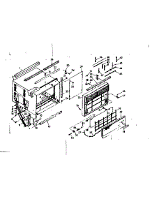 Cabinet Parts parts for Kenmore Heat Pump System 106.68820 (10668820, 106 68820) from AppliancePartsPros.com