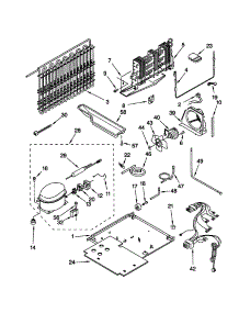 Unit parts for Kenmore Refrigerator 106.68852990 (10668852990, 106 68852990) from AppliancePartsPros.com