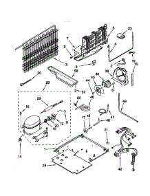 Unit parts for Kenmore Refrigerator 106.68867891 (10668867891, 106 68867891) from AppliancePartsPros.com