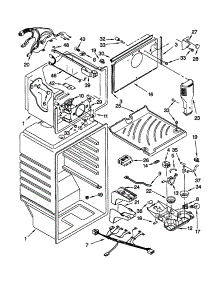 Liner parts for Kenmore Refrigerator 106.68867891 (10668867891, 106 68867891) from AppliancePartsPros.com