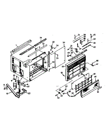 Cabinet Parts parts for Kenmore Heat Pump System 106.68900 (10668900, 106 68900) from AppliancePartsPros.com