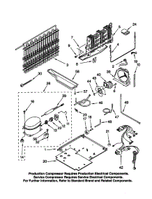 Unit parts for Kenmore Refrigerator 106.68905891 (10668905891, 106 68905891) from AppliancePartsPros.com