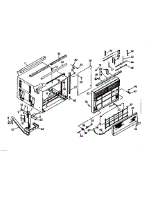 Cabinet Parts parts for Kenmore Heat Pump System 106.68910 (10668910, 106 68910) from AppliancePartsPros.com