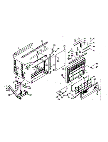 Cabinet Parts parts for Kenmore Heat Pump System 106.68920 (10668920, 106 68920) from AppliancePartsPros.com
