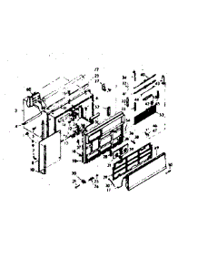 Cabinet Parts parts for Kenmore Heat Pump System 106.69160 (10669160, 106 69160) from AppliancePartsPros.com
