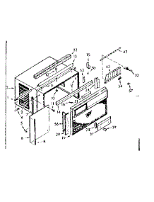 Cabinet Parts parts for Kenmore Heat Pump System 106.69200 (10669200, 106 69200) from AppliancePartsPros.com