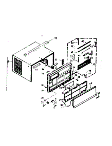 Cabinet Parts parts for Kenmore Heat Pump System 106.69210 (10669210, 106 69210) from AppliancePartsPros.com