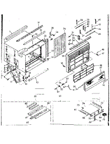 Cabinet Parts parts for Kenmore Heat Pump System 106.69220 (10669220, 106 69220) from AppliancePartsPros.com