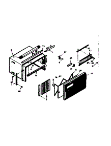Cabinet Parts parts for Kenmore Heat Pump System 106.69600 (10669600, 106 69600) from AppliancePartsPros.com