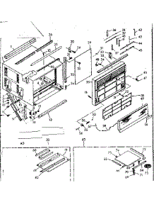 Cabinet Parts parts for Kenmore Heat Pump System 106.69722 (10669722, 106 69722) from AppliancePartsPros.com